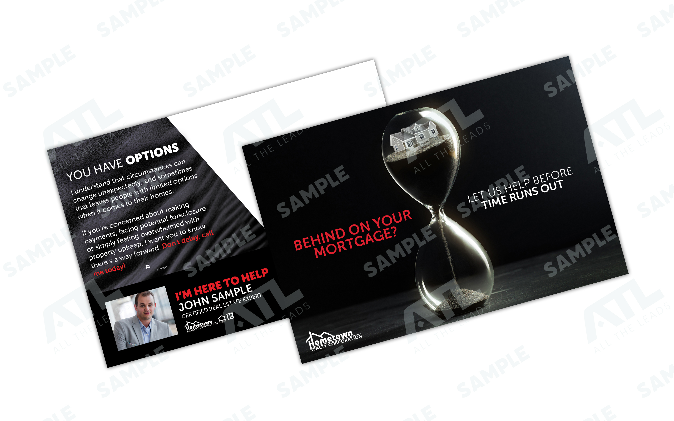 Late Mortgage Postcard Design